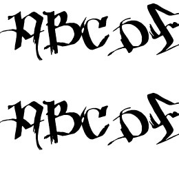 BakedTrains Font File
