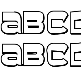 Baveuse 3D Font File
