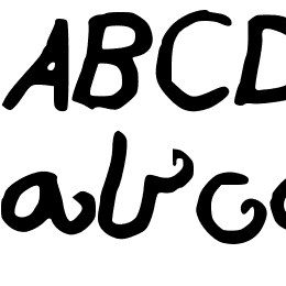 Bigcurls Font File