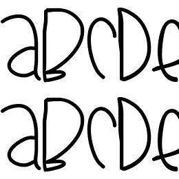 BlackberryBlues Font File