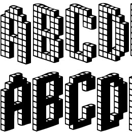 Blox (BRK) Font File