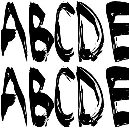 Brushed Font File