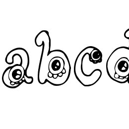 CF Little Monsters Font File