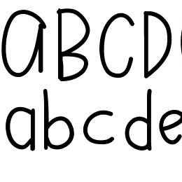 CharleeDoodles Font File