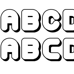Corpulent Caps Shadow -BRK- Font File