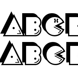 CrackMan Font File