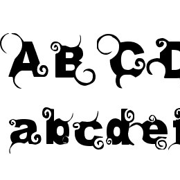 curly Font File