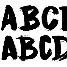 DK Cinnabar Brush Font File