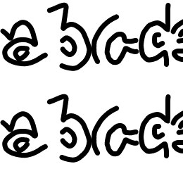 extra preview Font File