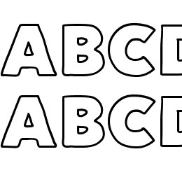 FlatBreadOutline Font File