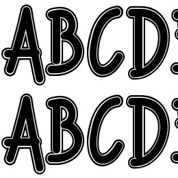 Fondian Outline Font File