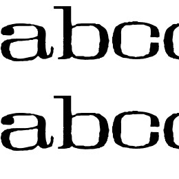 Galeries Font File