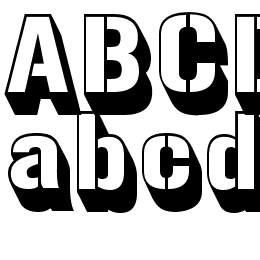 Gunplay 3D Font File