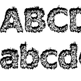 Hairy Monster Font File