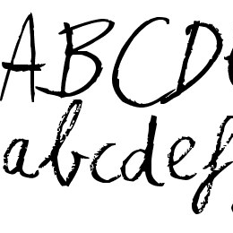 Heina's hurry Font File