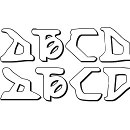 Homeworld Translator Shadow Font File