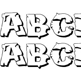 Hulkbusters 3D Font File