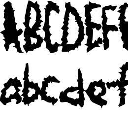 JagedEdge Font File