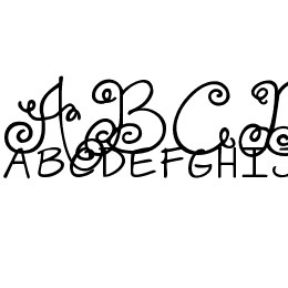 Janda Swirlygirl Font File