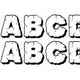 JFRockOutcrop Font File