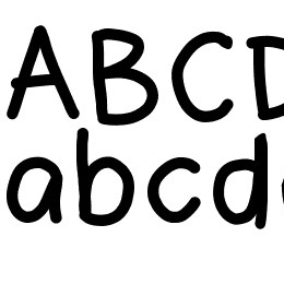 Joanne's Freehand Font File