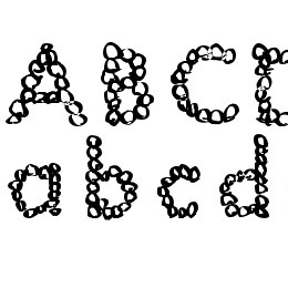 JptBubbles Font File
