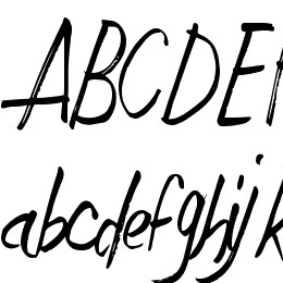 JustWriteDT Font File