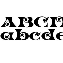 K22 Spiral Swash Font File