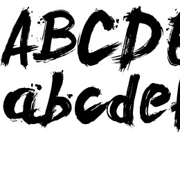 LeviReBrushed Font File
