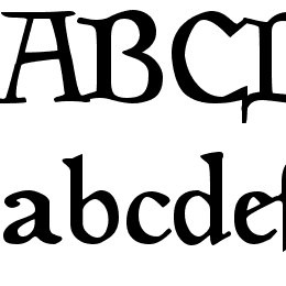Magic Cards Normal Font File