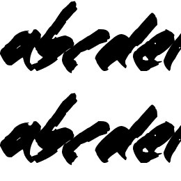 Marker Pen Font File