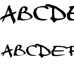 MarkerScript Font File