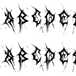 MB Thin Worms Font File