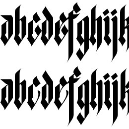 MCF Star Worms Font File
