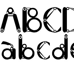Mechanical Font File