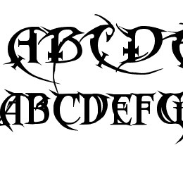 Metal Macabre Font File