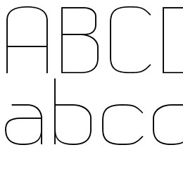 MetricNavy Thin Font File