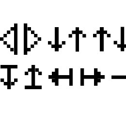MiniStrzalki Font File