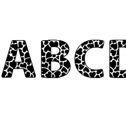 Moltissimo Hearted borders Font File