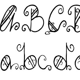 PC-GothicScroll Font File