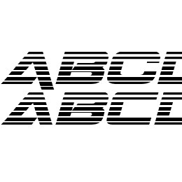 Quark Storm Gradient Italic Font File
