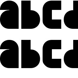 Quarterround Solid Font File
