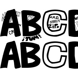QUE FONTita! Black Font File