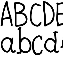 Quick Writing Font File