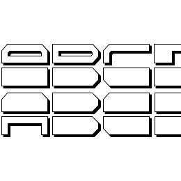 Quickmark Condensed Shadow Font File