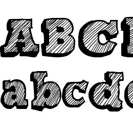 Sketch Nothingreated using FontCreator 6.5 from Hi Font File