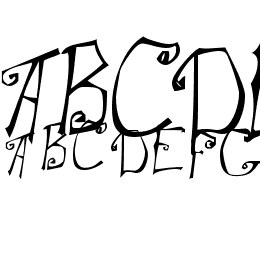 SpitCurl Font File