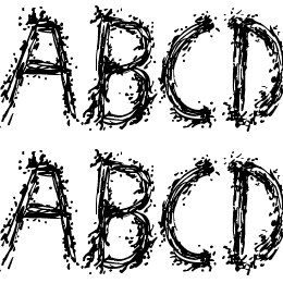 Spray Break Font File