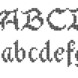 Stitch Warrior Font File