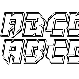 Tokyo Drifter Engraved Font File